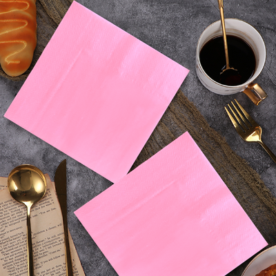 30pk Baby Pink Napkins 33x33cm