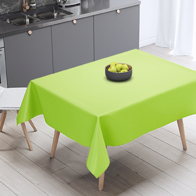 Light Green Plastic Table Cloth