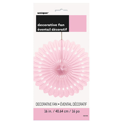 Lovely Pink Decorative Fan 40cm