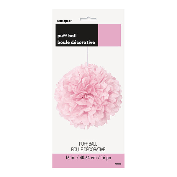Lovely Pink Puff Decor 40cm