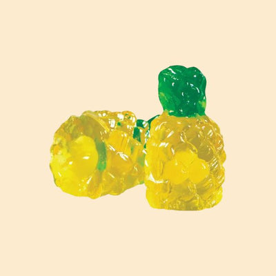 3D Pineapple Gummy With Jam 1kg
