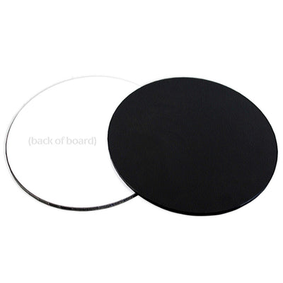 10in Round Masonite Cake Board - Black