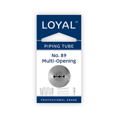 No.89 Multi-Open Loyal Standard Stainless Steel Piping Tip