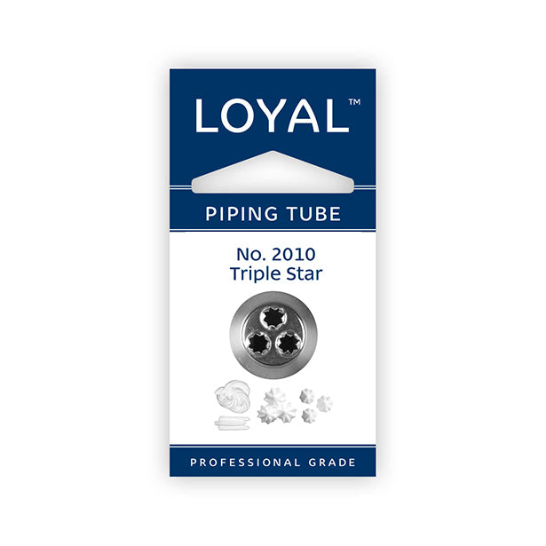 No.2010 Triple Star Loyal Medium/Large Stainless Steel Piping Tip