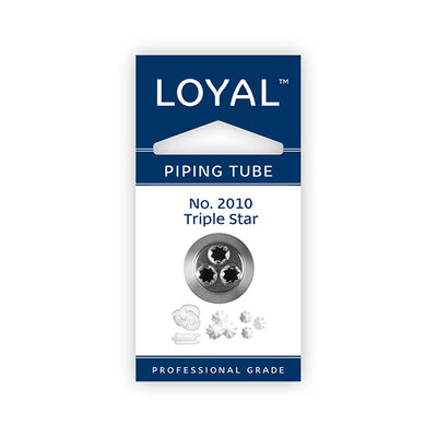 No.2010 Triple Star Loyal Medium/Large Stainless Steel Piping Tip