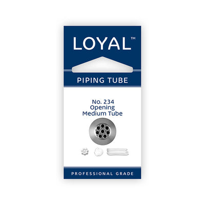 No.234 Multi-Open Loyal Medium Stainless Steel Piping Tip