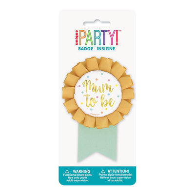Gold Mum To Be Award Ribbon