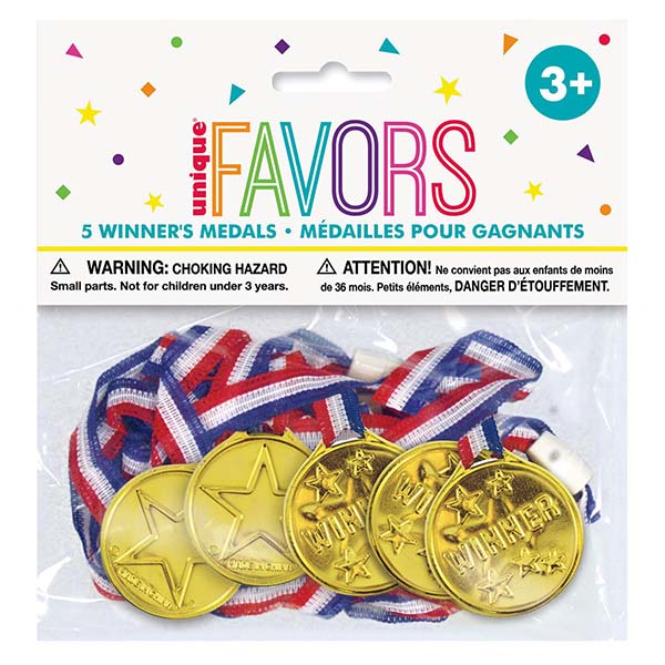 Winner Medals 5pk