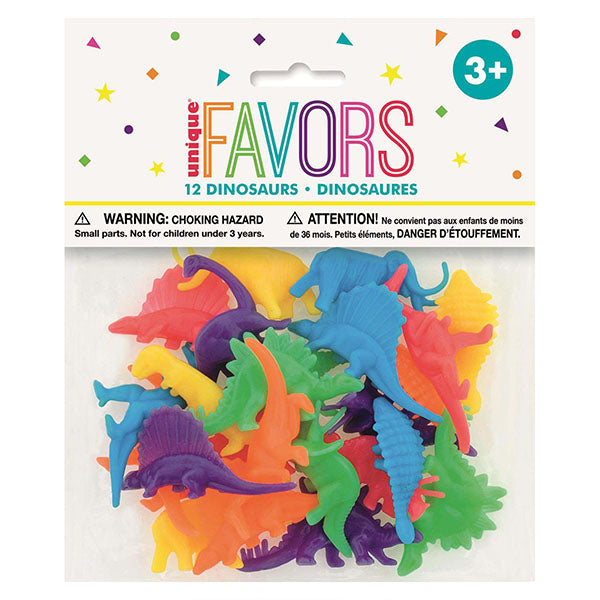 Dinosaurs Party Favours 12pk