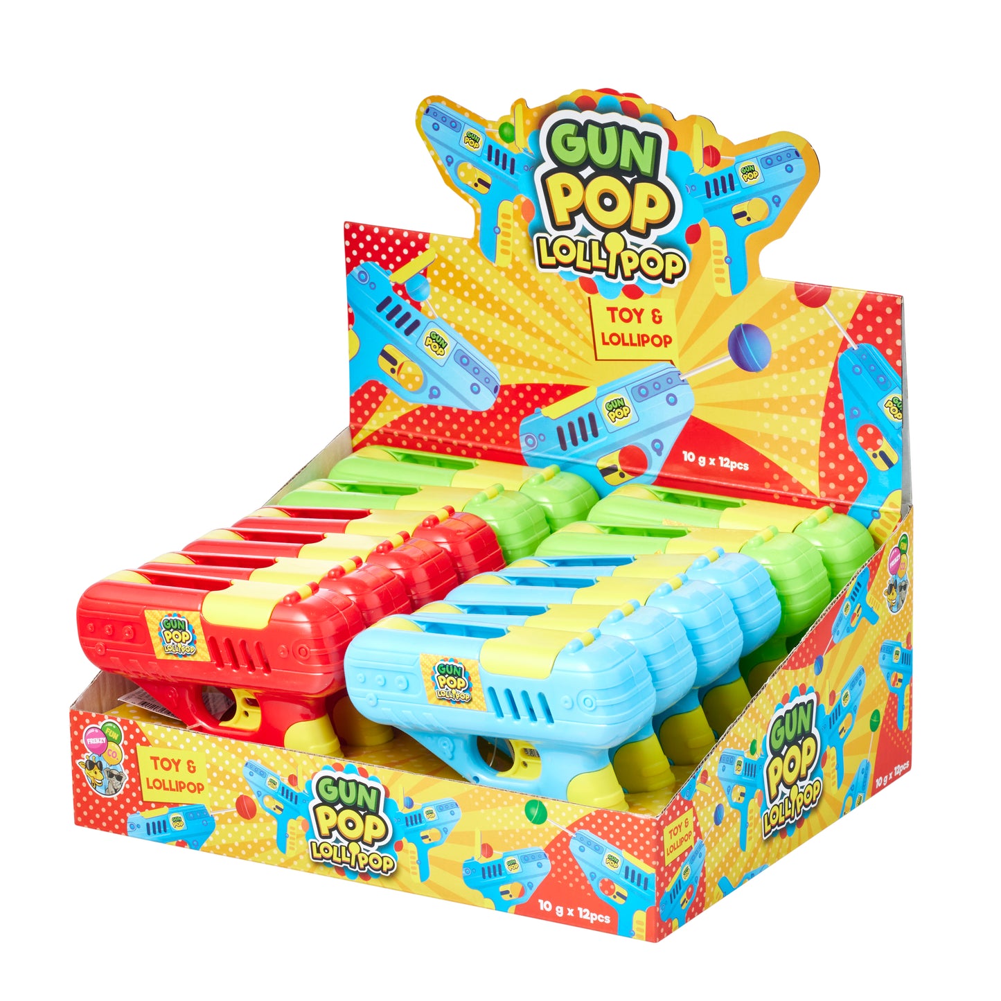 Assorted Gun Pop Lollipop 10g
