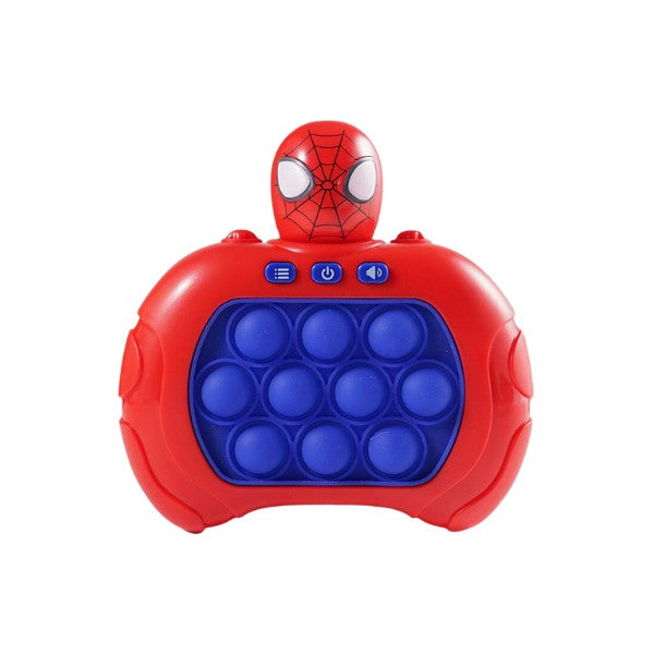 Spiderman Quick Push Pop Game Console for Kids