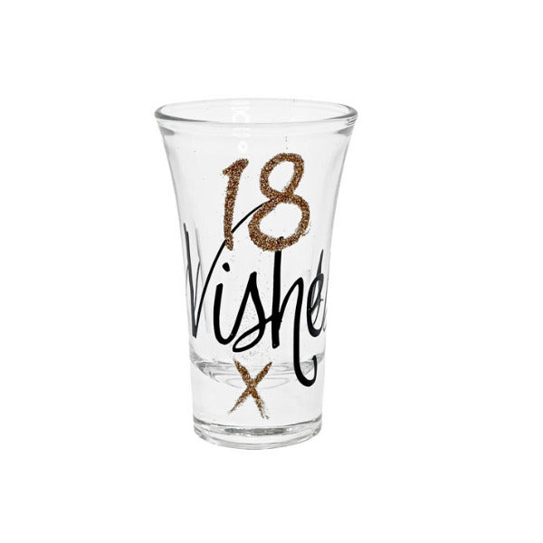18th Birthday Rose Gold Shot Glass