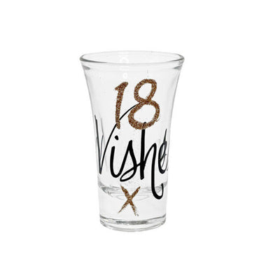 18th Birthday Rose Gold Shot Glass