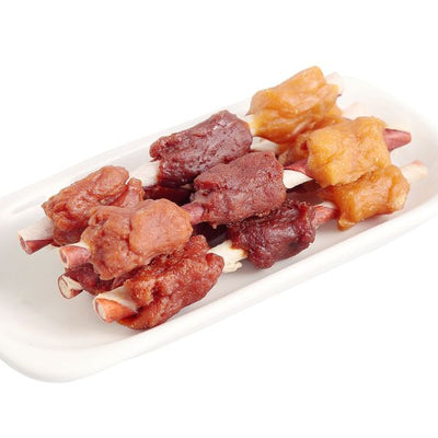 1kg Doglisious Chicken, Duck and Liver Kebabs