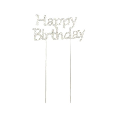 Diamante Cake Topper - Happy Birthday