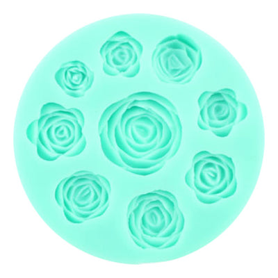 Mixed Roses Silicone Fondant Mould
