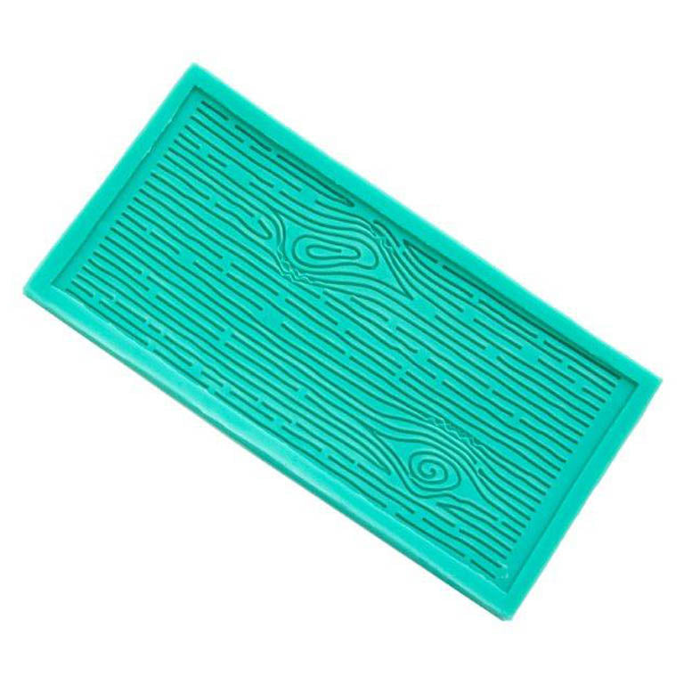 Wood Texture Silicone Fondant Mould (14.5x6.5cm)