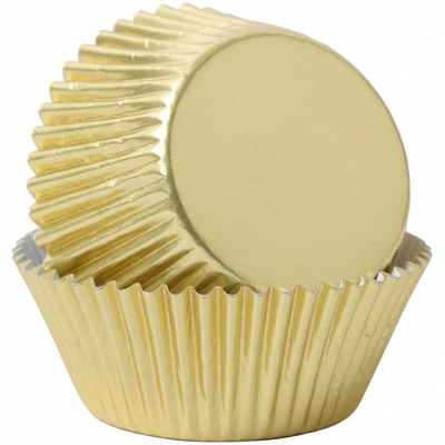 Gold Small Foil Baking Cups (32mm Base)