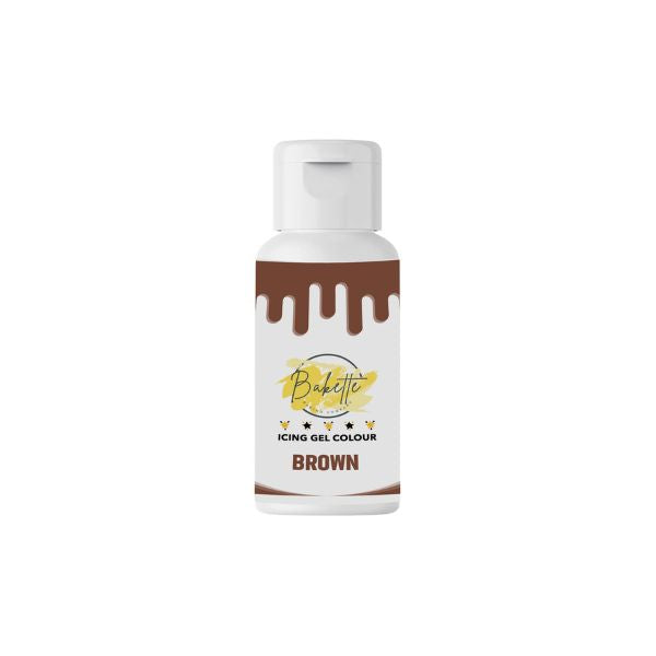 Bakette Icing Gel Colour Brown 21g