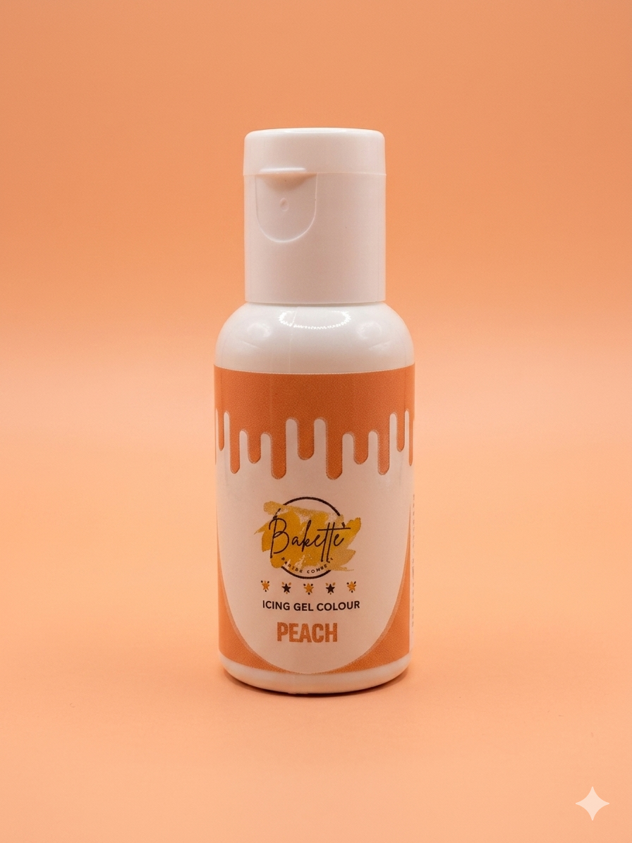 Bakette Icing Colour Gel Peach