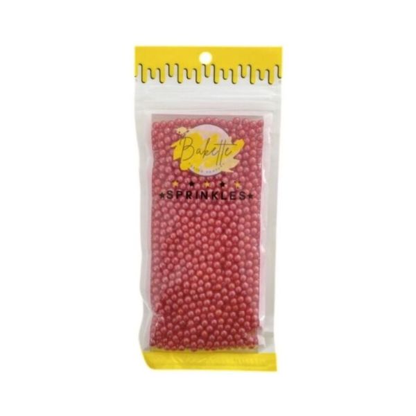 Bakette Sprinkles Sugar Pearls Red 56g