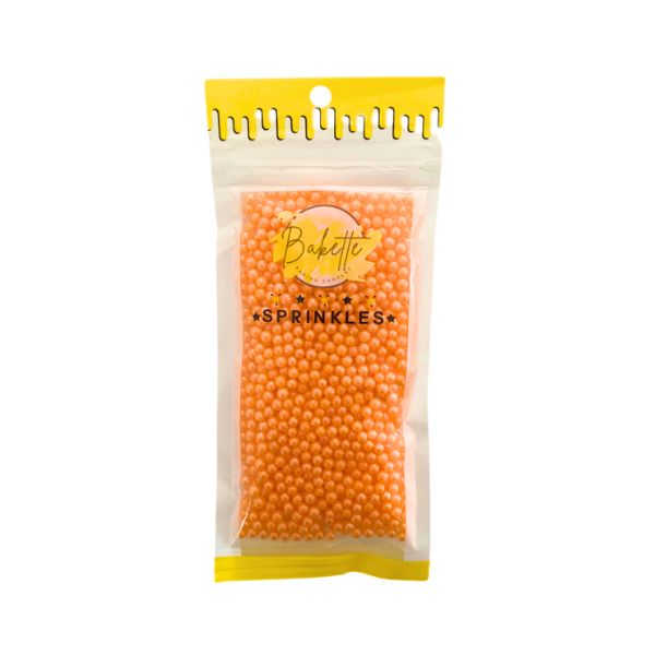 Bakette Sprinkles Sugar Pearls Orange 56g