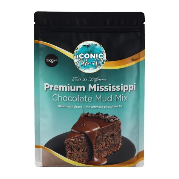 1kg Iconic Cake Art Mississippi Chocolate Mud Cake Mix