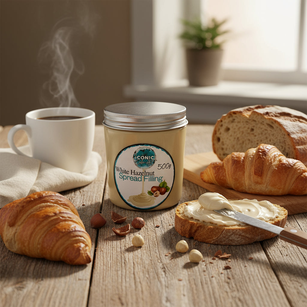 White Hazelnut Spread Filling Iconic Cake 500g