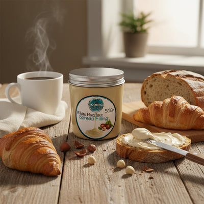 White Hazelnut Spread Filling Iconic Cake 500g