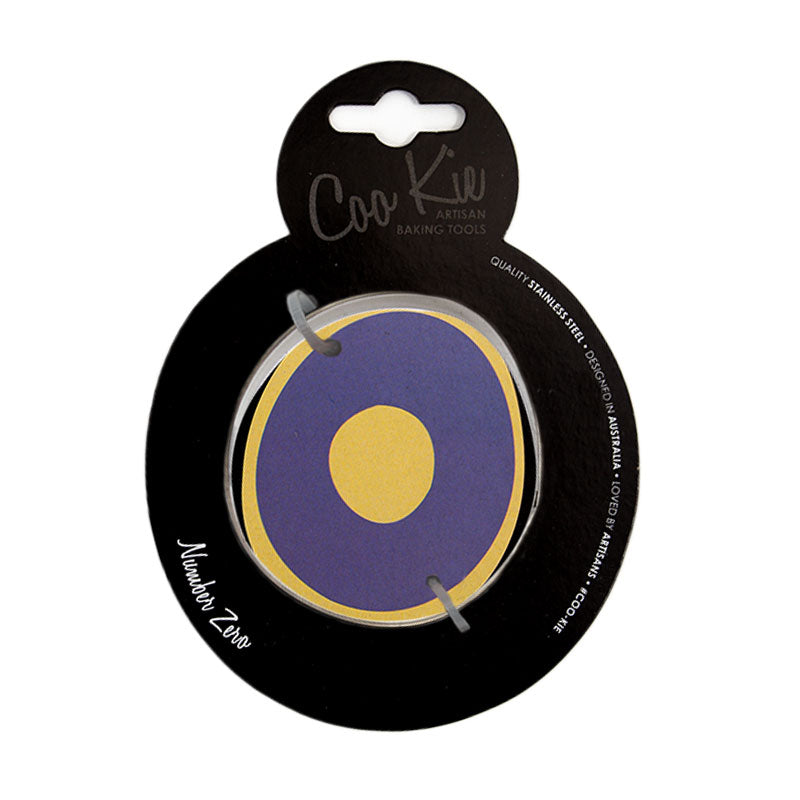 Coo Kie Number 0 Stainless Steel Cookie Cutter