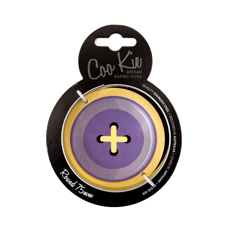 Coo Kie Round 75mm Stainless Steel Cookie Cutter