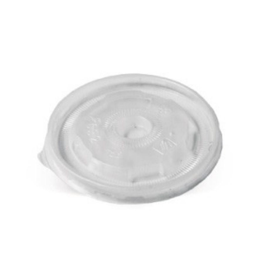 50pk No-Hole PP Flat Lid (fits 8oz bowl) (90mm)