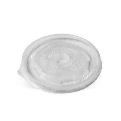 50pk No-Hole PP Flat Lid (fits 8oz bowl) (90mm)