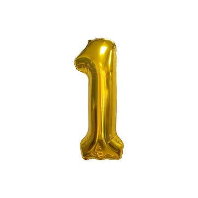 34 Inch Gold Balloon Number 1