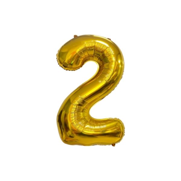 34 Inch Gold Balloon Number 2