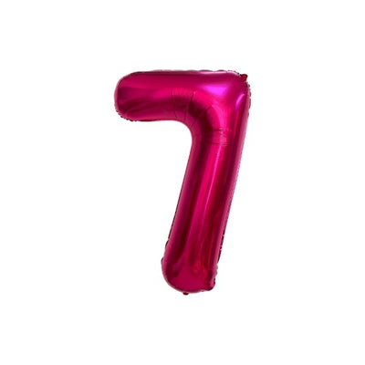 34 Inch Pink Balloon Number 7