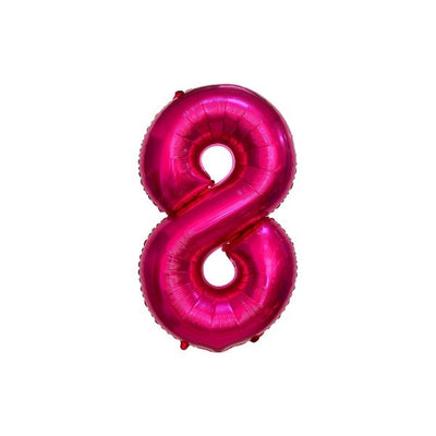 34 Inch Pink Balloon Number 8
