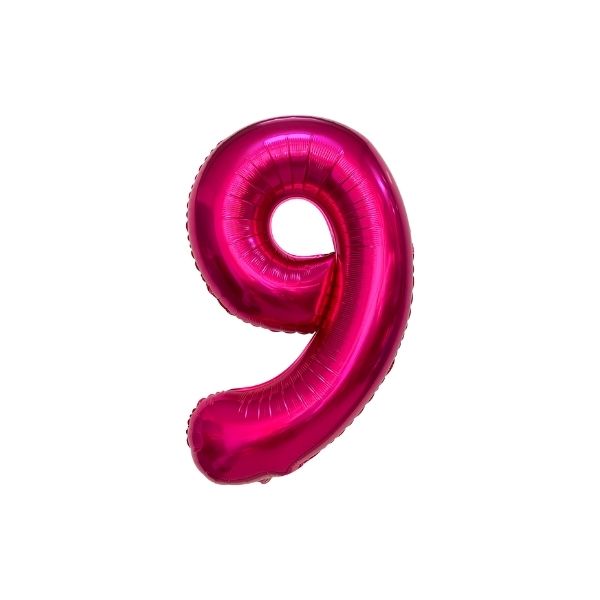 34 Inch Pink Balloon Number 9