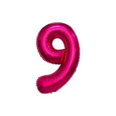 34 Inch Pink Balloon Number 9