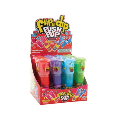 12pk Myriad Flip n Dip Push Pop 20g