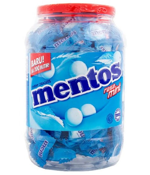 Mentos Mint Jar 540g (approx. 200pcs)