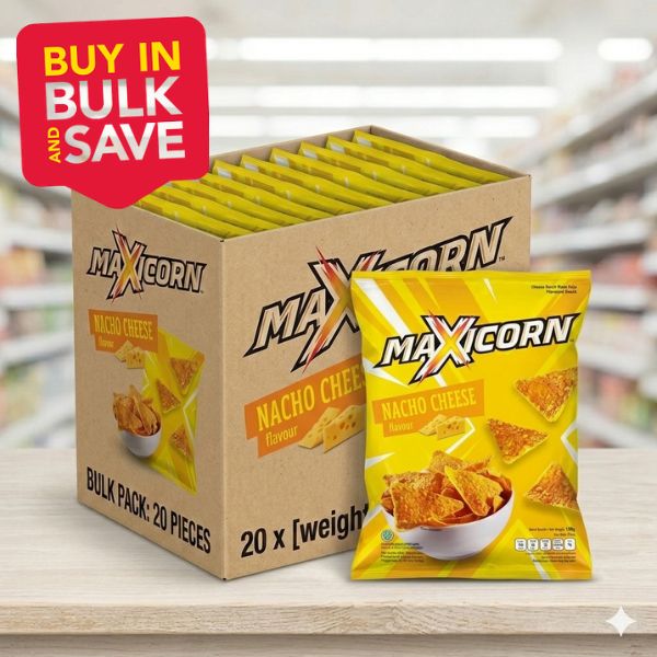 BULK 20pk Maxicorn Nacho Cheese 140g