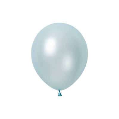 Balloon Metallic Baby Blue 30cm 25pk