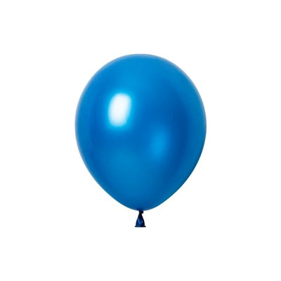 Balloon Metallic Dark Blue 30cm 25pk