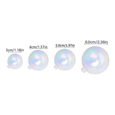 Hologram White Ball Topper 12pk