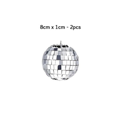 Disco Ball Set of 2pk 8cm
