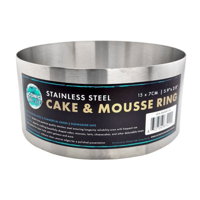 Iconic Cake Art Round Mousse Ring (6 Inch)