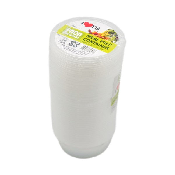 300pk BULK of Reusable Food Container Round 250ml Round