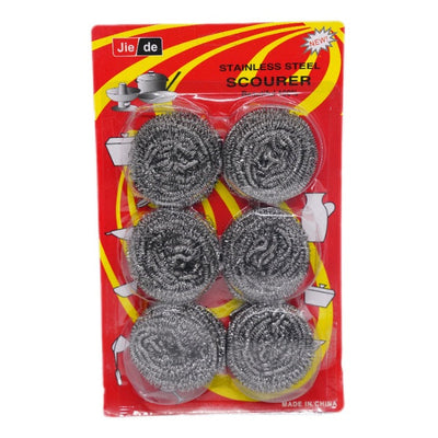 6pcs Scouring Pad Stainless Steel Wire