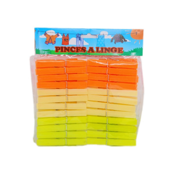 24pcs Colored Plastic Clothes Pegs (Original)